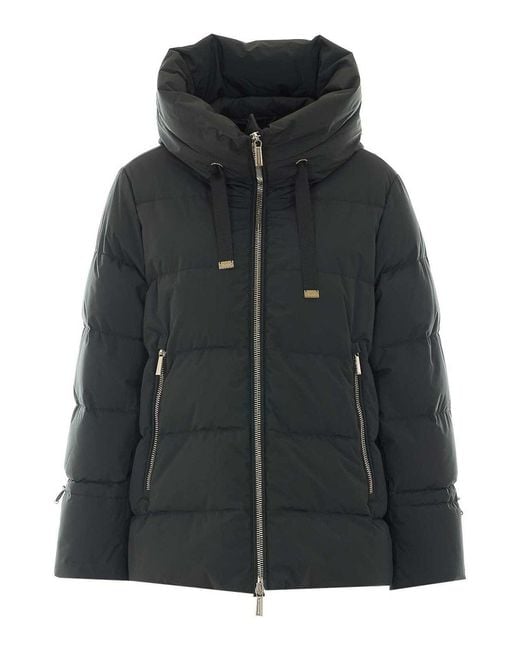 Moorer Black Gadia Down Jacket