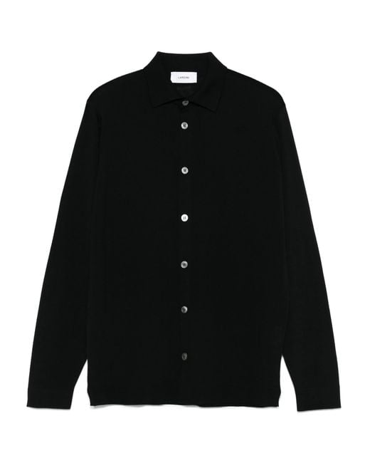 Lardini Black Shirt Pullover for men