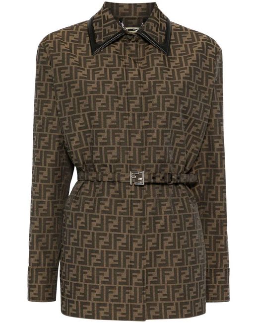 Fendi Green Ff Jacket