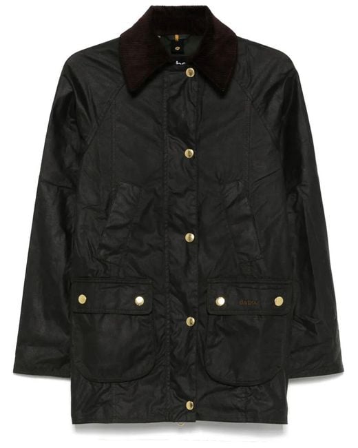 Barbour Black Giacca 'Modern Beadnell'