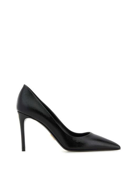 Prada Black Heeled Shoes