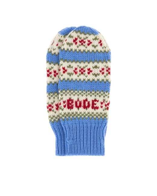 Men's Blue Gloves