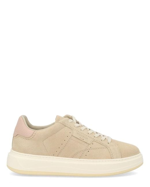 Woolrich Natural Solid Pelle Sneakers
