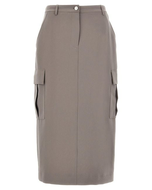 Theory Gray Skirts
