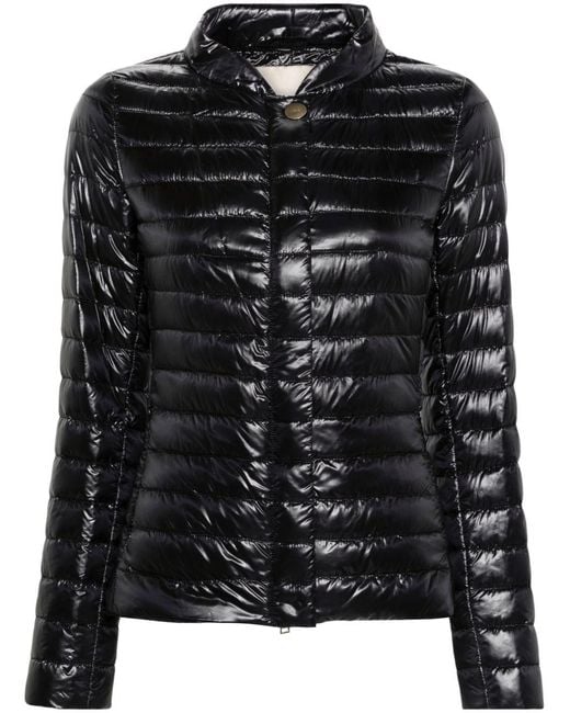 Herno Black Nylon Short Down Jacket