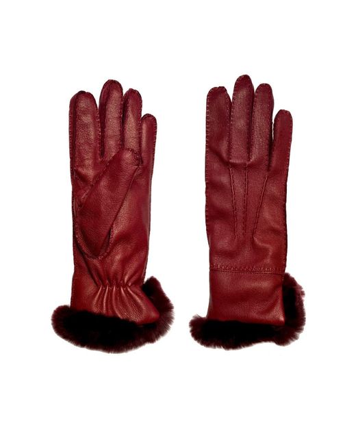 Restelli Purple 85 Gloves Bordeaux