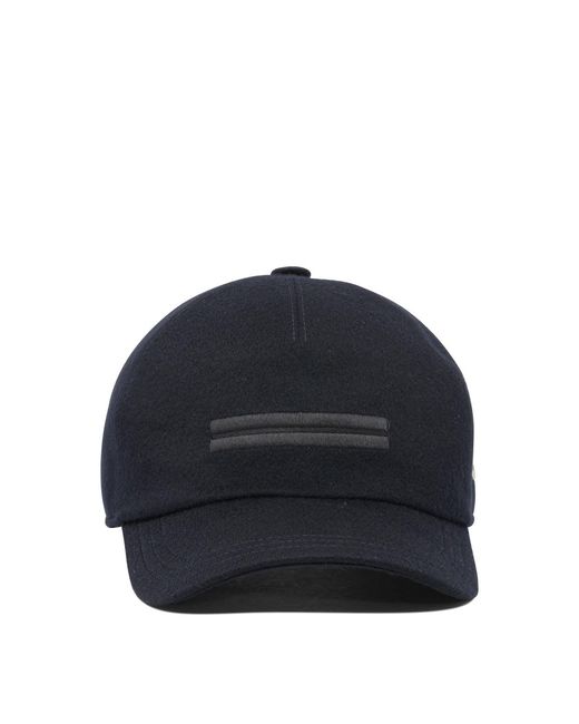 Zegna Blue Hats for men