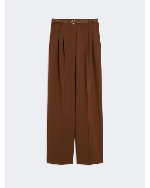 Max Mara Brown "Mstbacio" Long Trousers
