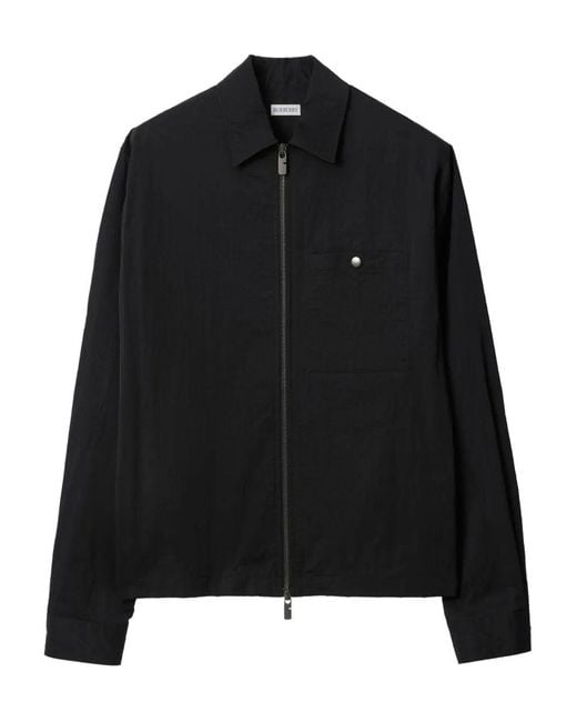 Burberry Black Jacket Oakwell for men