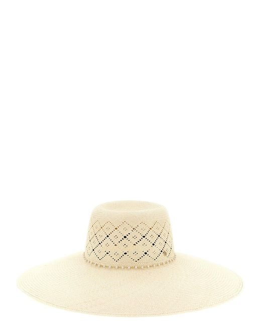 Maison Michel Natural 'Blanche' Hat