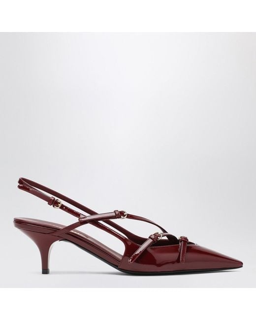 Miu Miu Red Slingback Deep