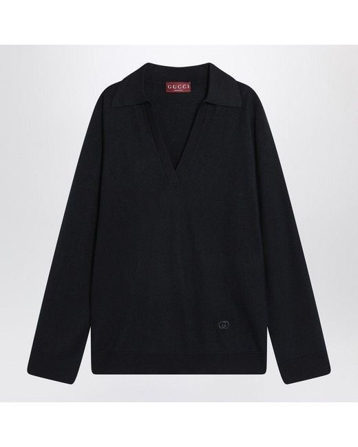 Gucci Black Wool Sweater