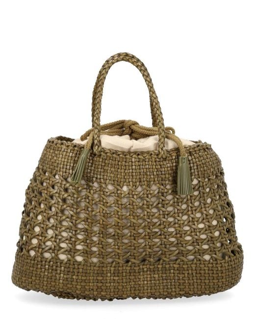 Dragon Diffusion Metallic Handbag Santa Cano