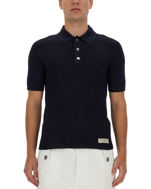 Men's Blue Regular Fit Polo