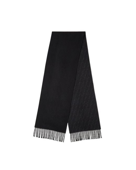 Fendi Black Ff Scarf