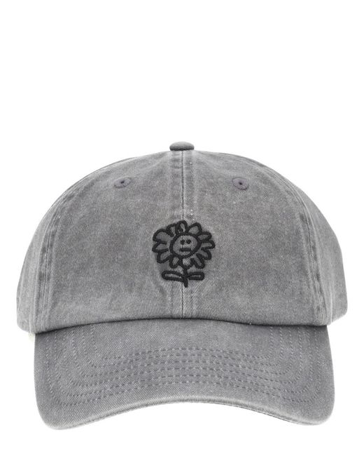 Women's Gray Cotton Hat