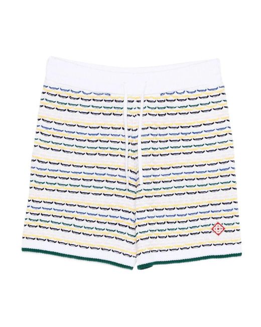 Casablanca White Shorts for men