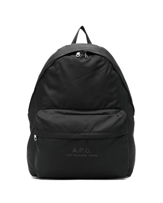 A.P.C. Black Backstage Backpack