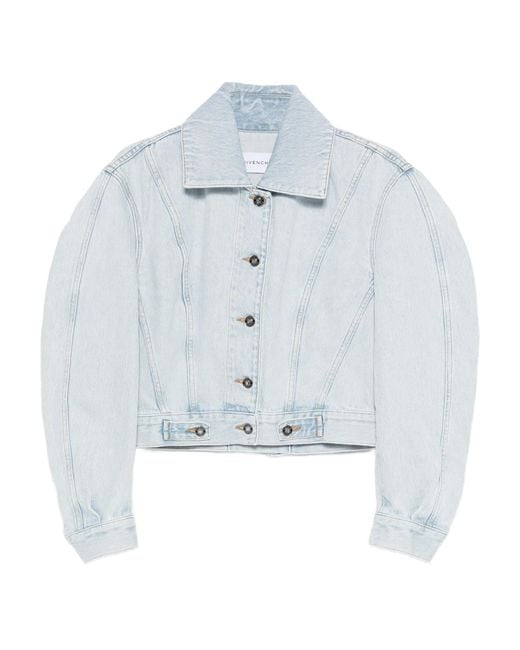 Givenchy Blue Back-To-Front Cocoon Jacket
