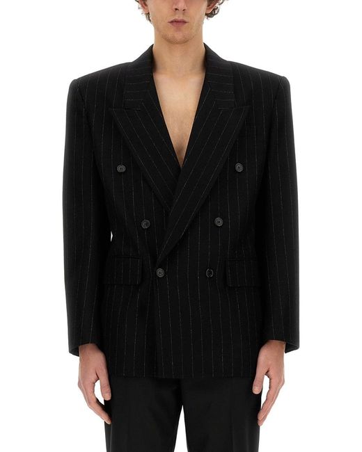 Saint Laurent Black Oversize Wool Jacket for men