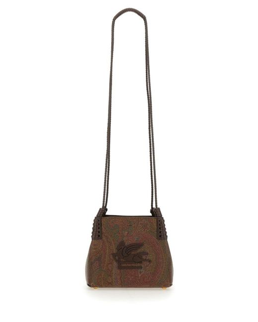 Etro Brown 'Libra' Mini Shoulder Bag