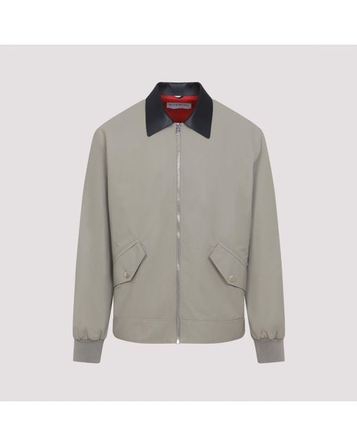 Givenchy Gray Cotton Jacket for men