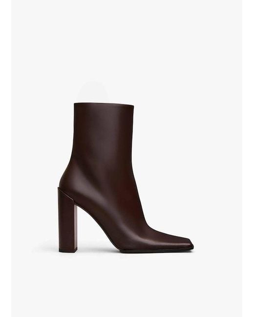 Alaïa White Square Ankle Boots