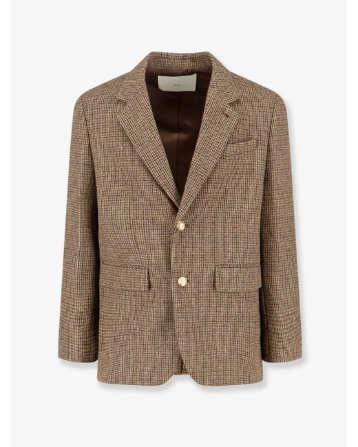 DUNST Brown Wool Blend Blazer