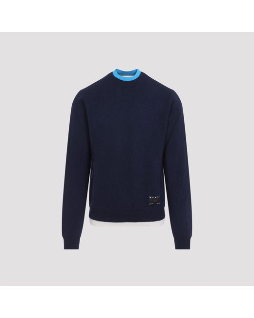 Marni Blue Sweater for men