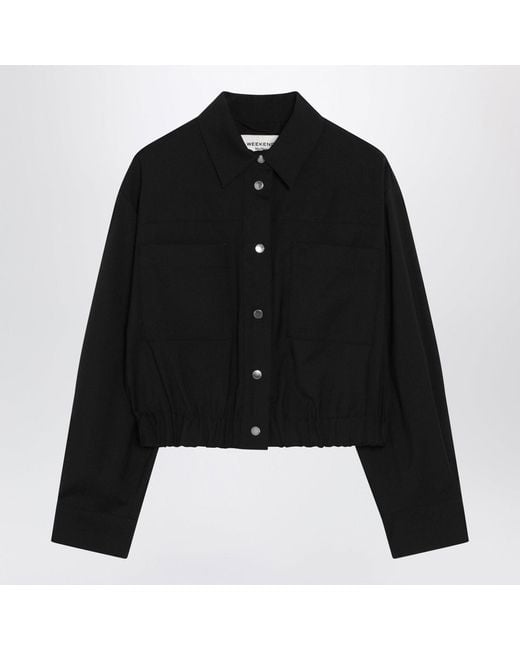 Weekend by Maxmara Black Short Jacket