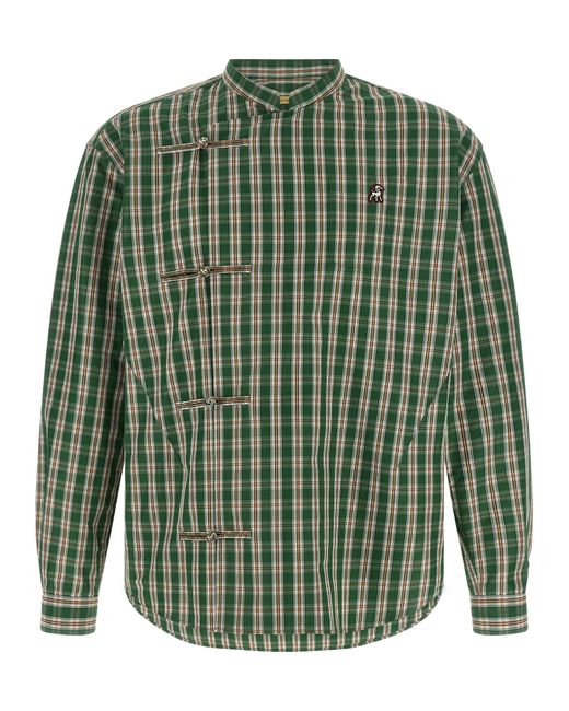 Undercover Green Cotton Blouse for men