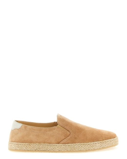 Brunello Cucinelli Brown Suede Espadrilles