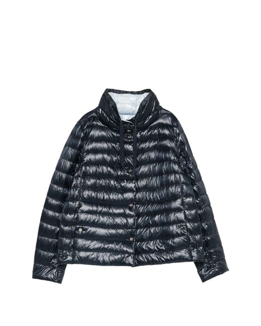 Herno Blue Polyamide Polyester Down Parka