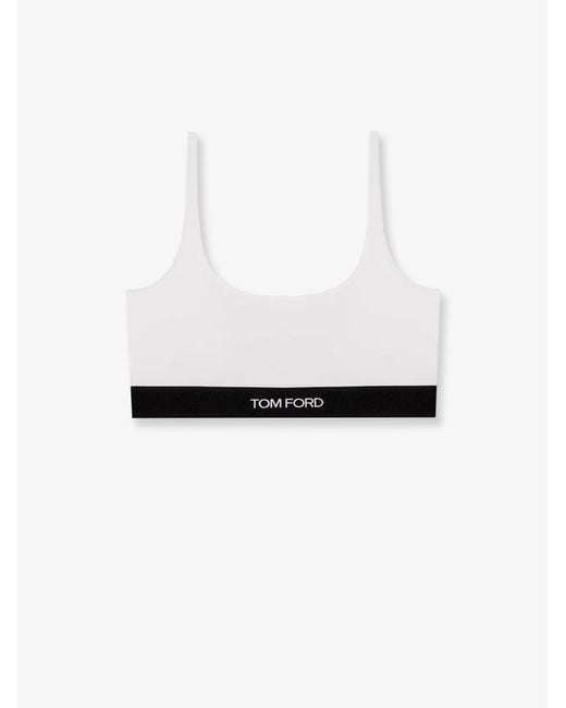 Tom Ford White Modal Bralette