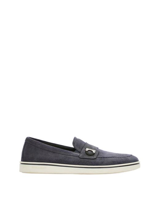 Ferragamo White Flat Shoes