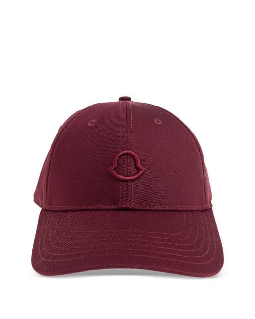 Moncler Red Baseball Cap
