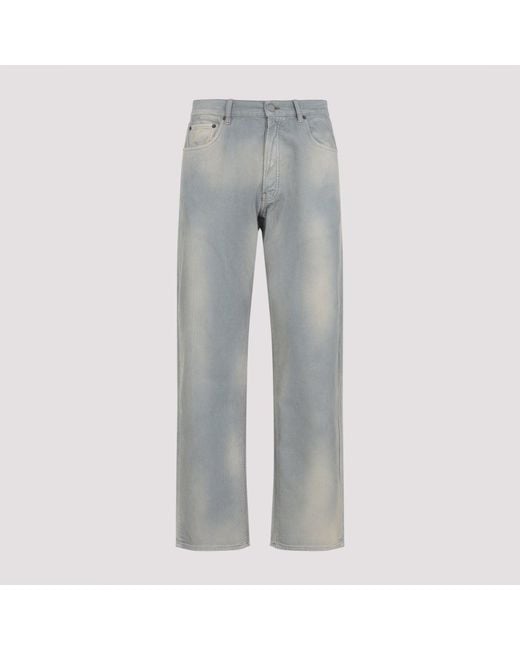 Prada Gray Straight Fit Jeans for men