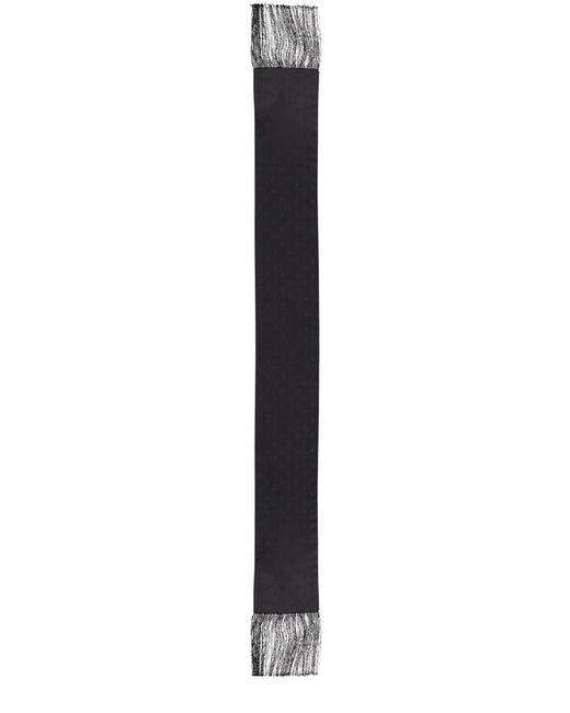 McQueen Black "Skull" Scarf for men