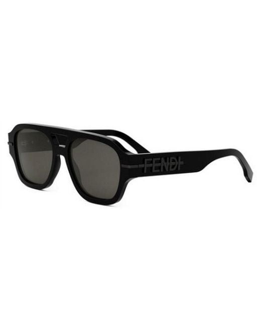 Fendi Black Graphy Fe40130I 01A for men