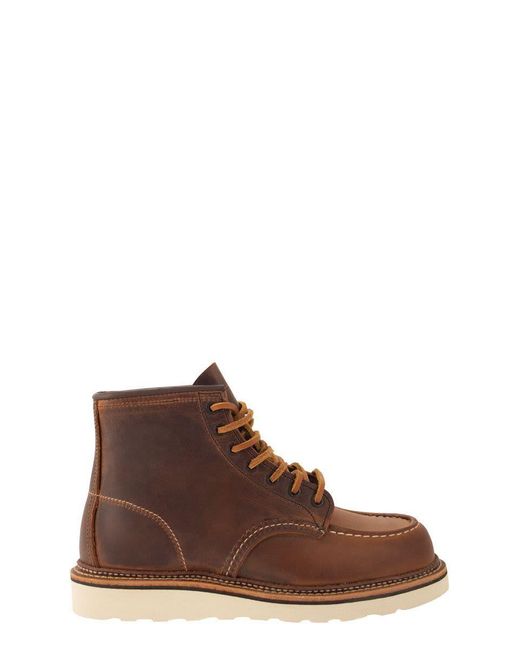 Red Wing Brown Classic Moc for men