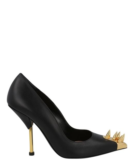 McQueen Black Punk Pumps