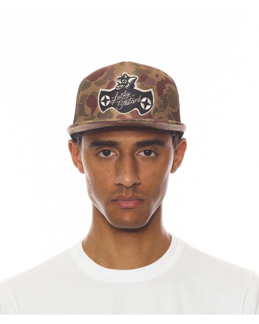 Cult Of Individuality Lucky Bastard Logo Trucker Hat for Men Lyst