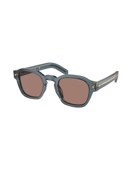 Prada Gray Stylish Mini Print Sunglasses For