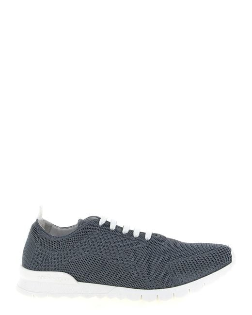 Kiton Blue 'Fits' Sneakers for men