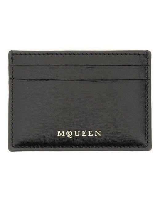 McQueen Black Wallets & Purses
