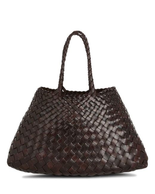Dragon Diffusion Brown Santa Croce Small Bag