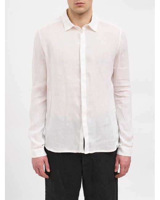 Daub White Camicia for men