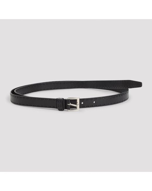 Prada Black Leather Belt