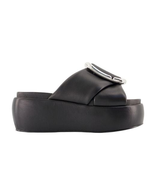 Marc Jacobs Black The Platform Sandals