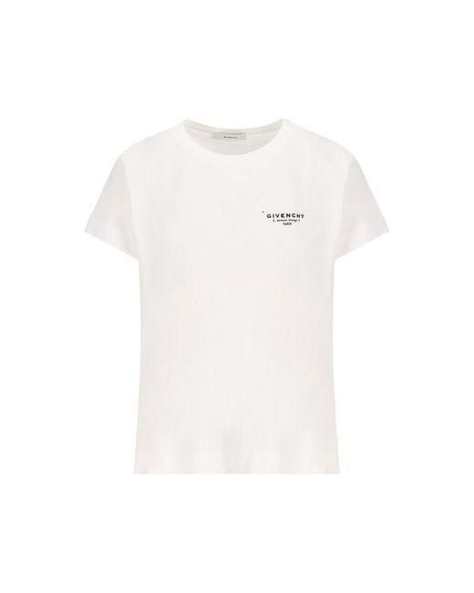 Givenchy White Regular Tshirt